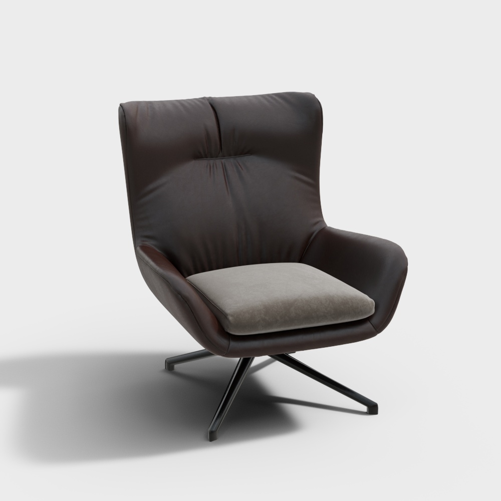 Sillón de salón de casa moderna