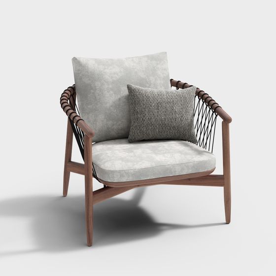 Cozy Retreat Chair 3D model