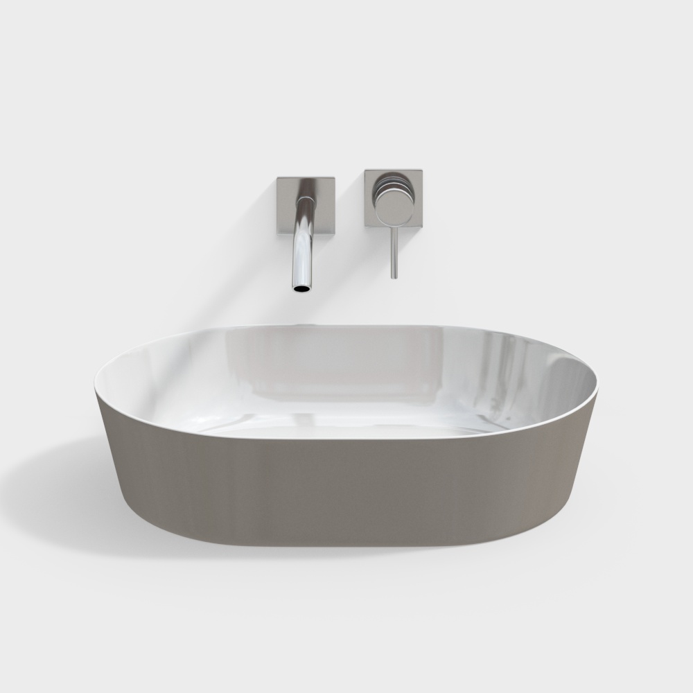 Elegant Modern Sink 3D Model – Minimalist Basin Design