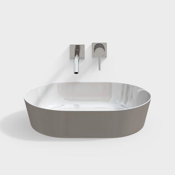 Elegant Modern Sink 3D model