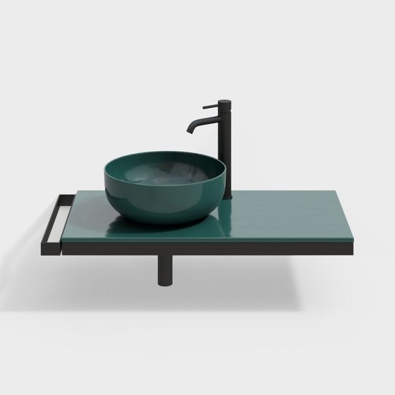 Modern Minimalist Sink 3D Model