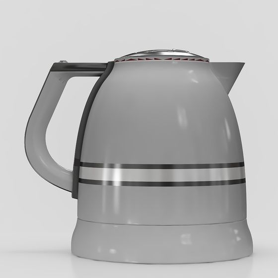 Modern Electric Kettle 3D Model for Creative Projects