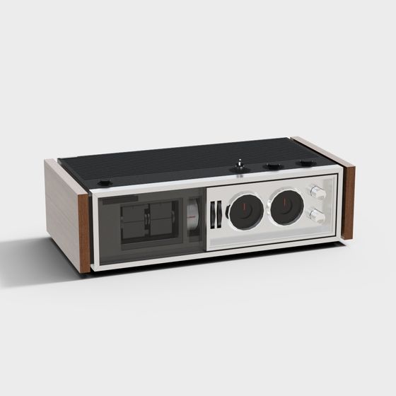 Vibe Radio 3D Model - Retro Meets Modern
