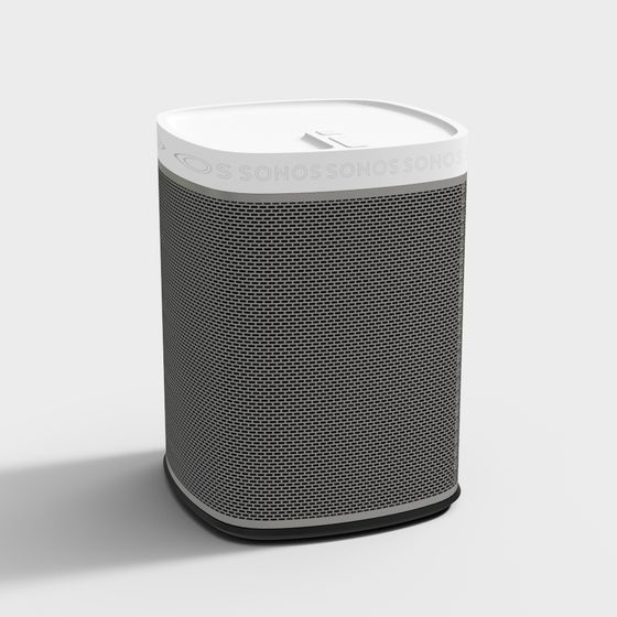 Elegant Sonos Smart Speaker 3D model for Designers