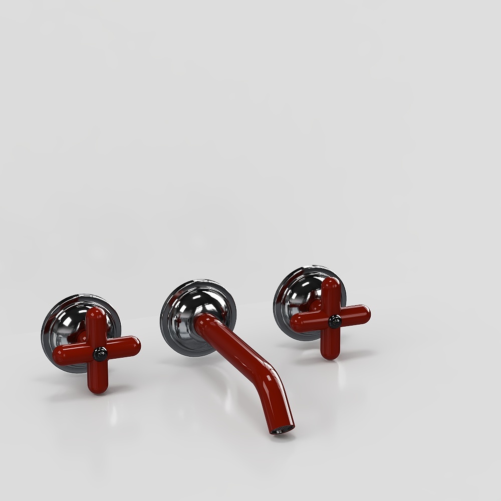 メンフィス赤ステンレス製蛇口