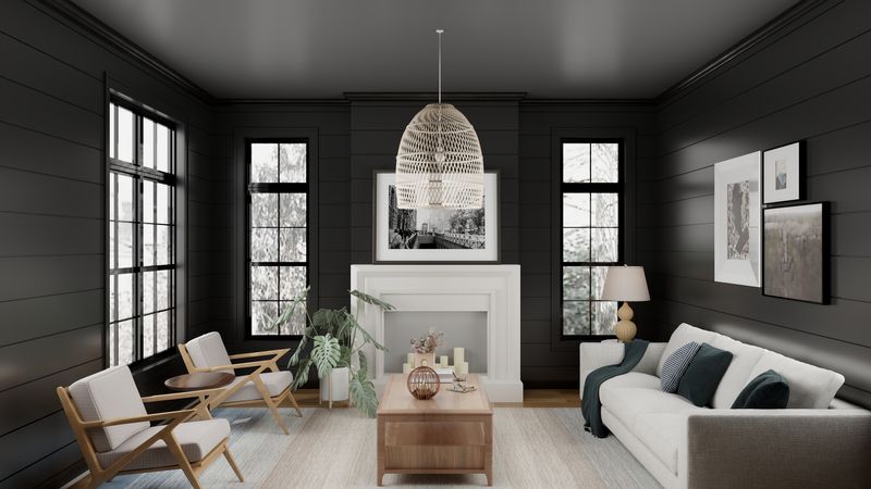 Modern Rustic Living Room Design