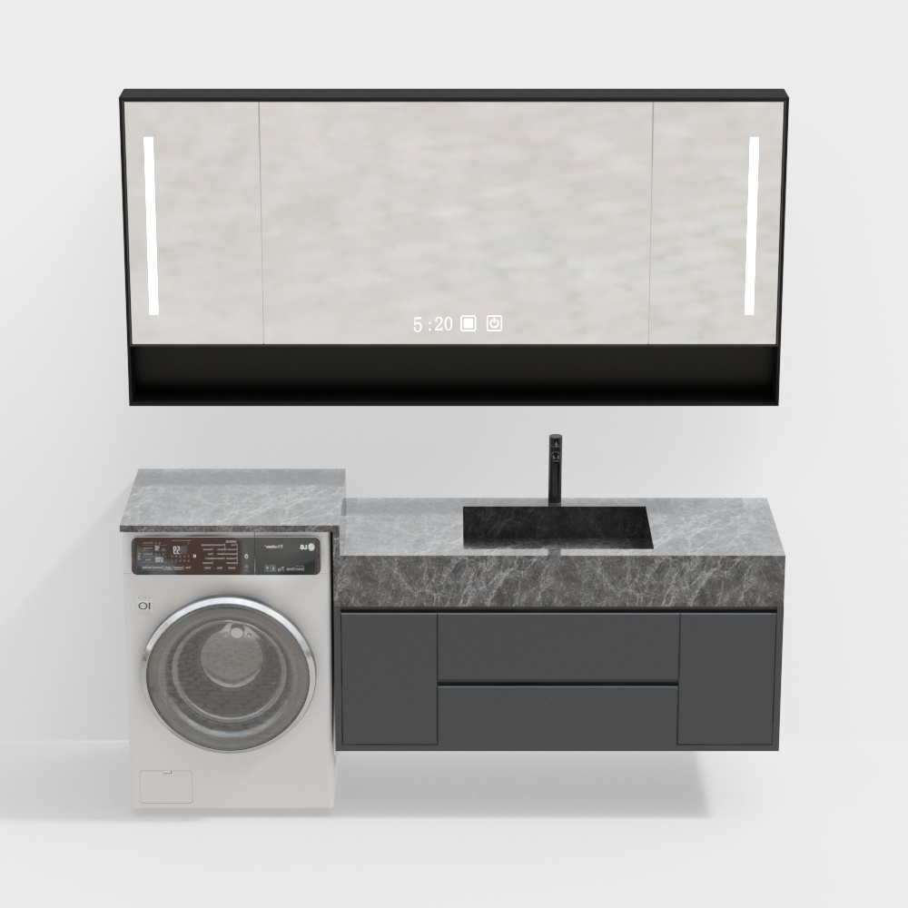 バスルームランドリーキャビネット