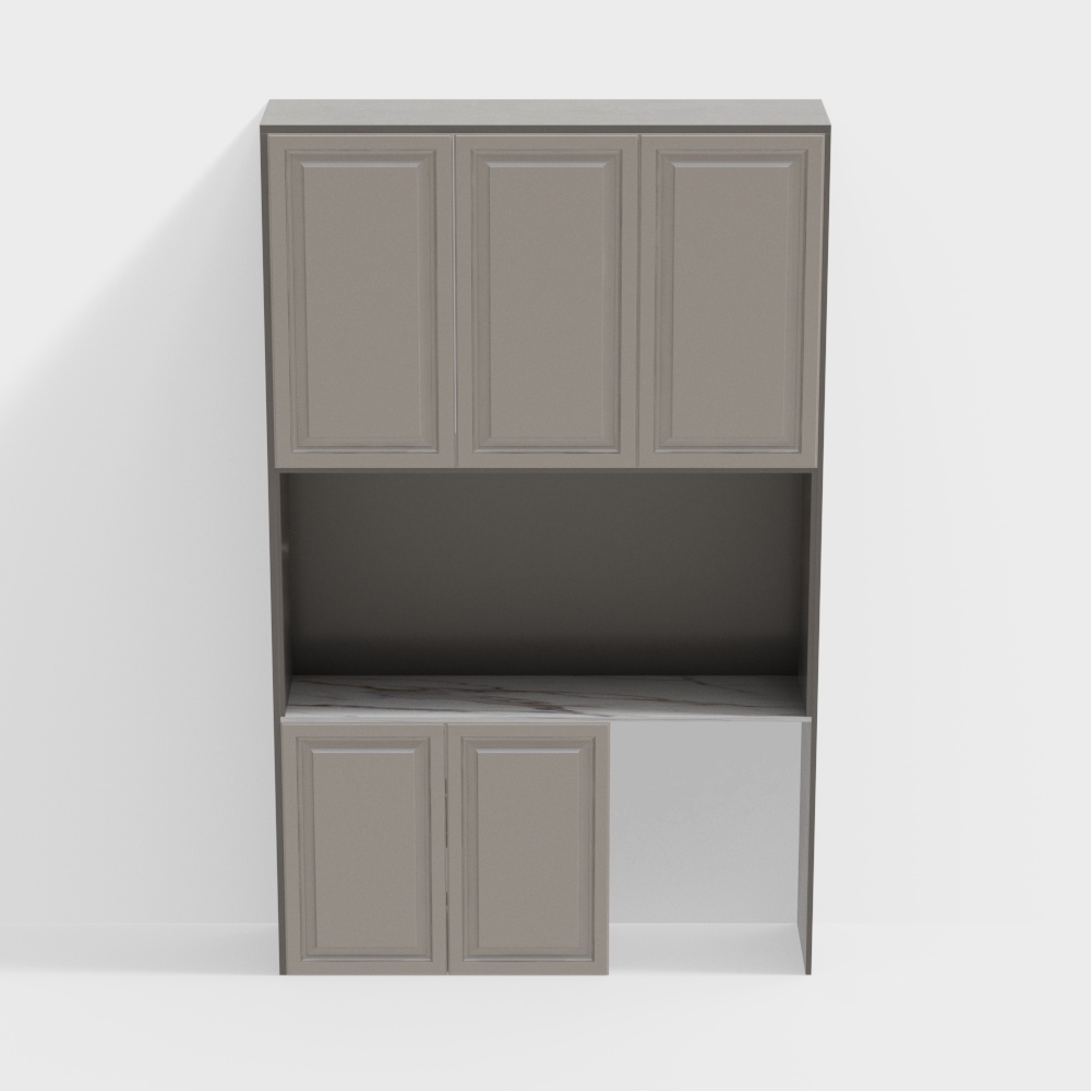 Gabinete de lavandería para balcón moderno