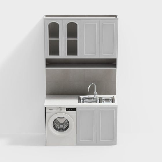 Laundry Station 3D model