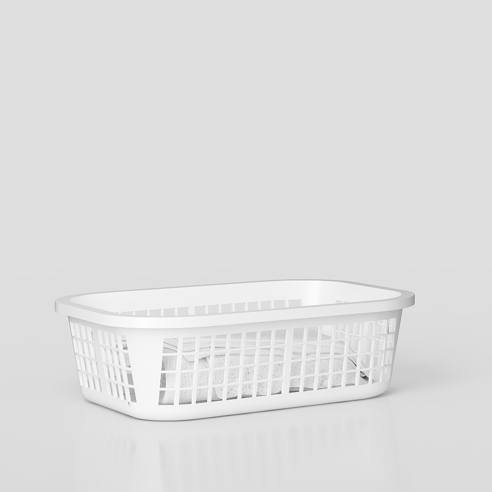 Minimalist Laundry Basket 3D model
