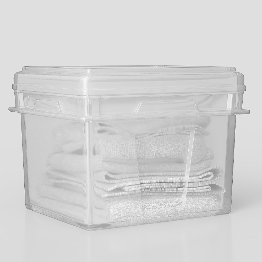 Laundry towel storage box