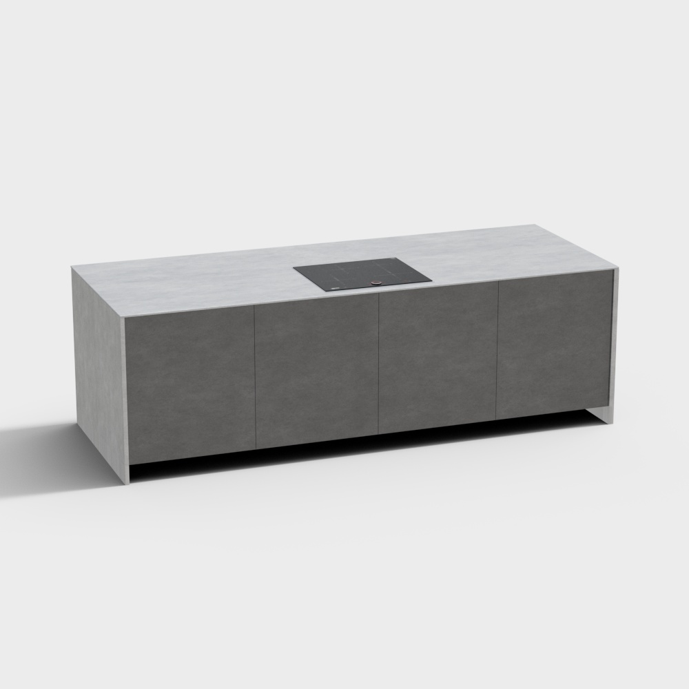 현대식 주방 아일랜드