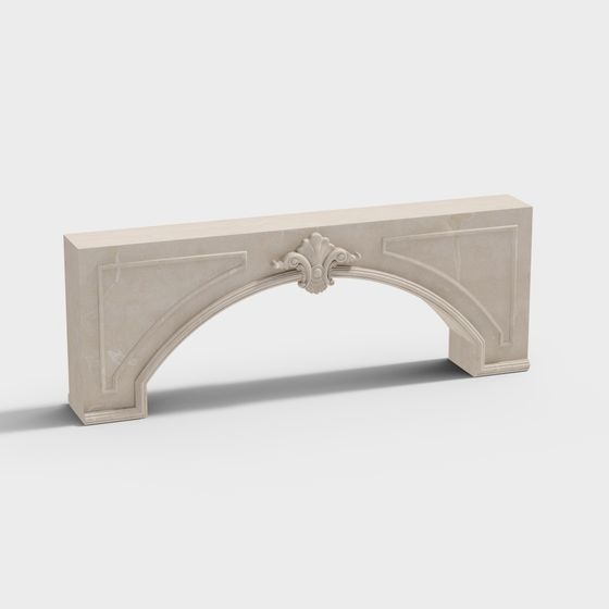 Archway Elegance 3D model for Classy Interior Spaces