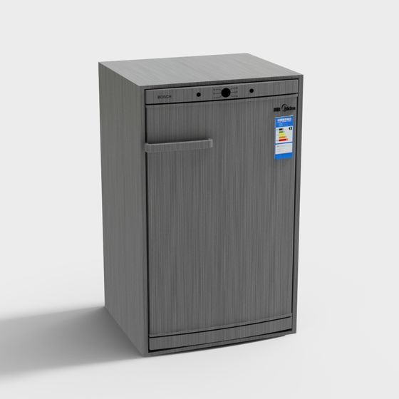 Realistic Bosch Dishwasher 3D Model for Modern Interiors