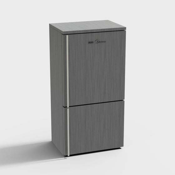 Stylish Midea Refrigerator 3D model