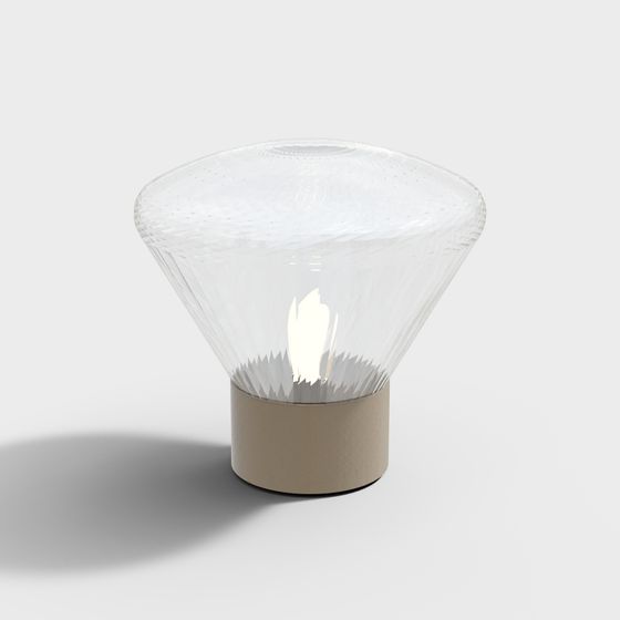 Modern Glass Shade 3D model