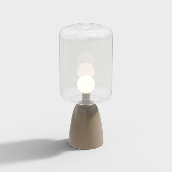 Stylish Minimalist Table Lamp 3D model