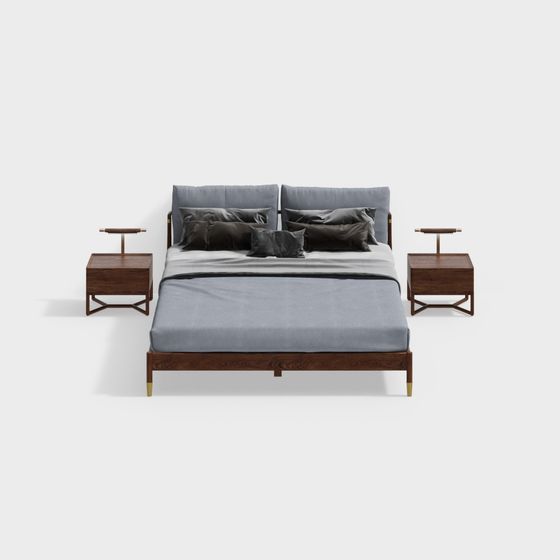 Urban Retreat Bed 3D model
