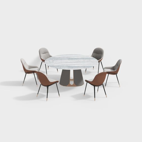 Urban Living Room 3D model for Creative Spaces