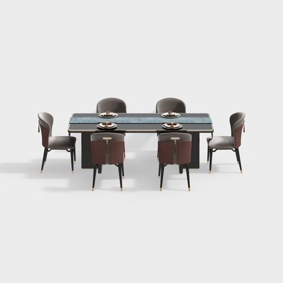 Urban Dining Table 3D model