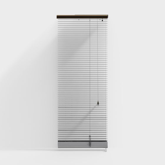 Stylish Low-Poly Blinds 3D model for Modern Spaces