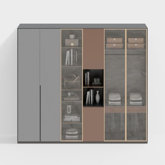 Elegant Modern Cabinet 3D model