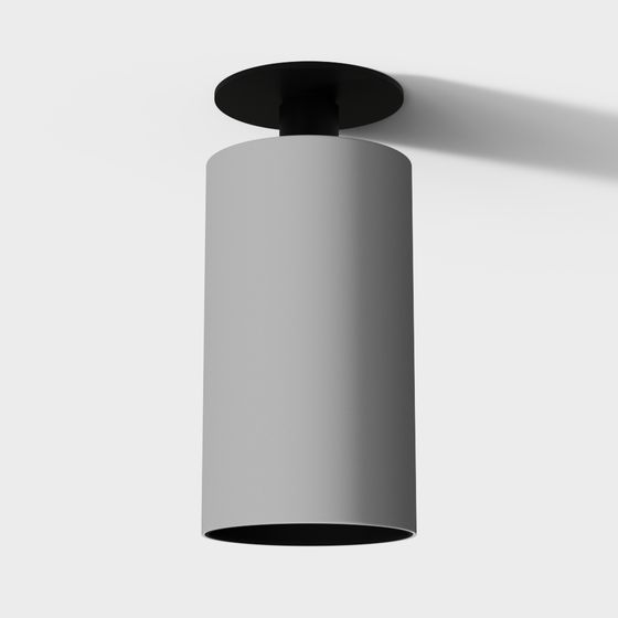 Minimalist Low-Poly Lighting Fixture 3D model