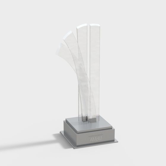 Fluid Light Trophy 3D model