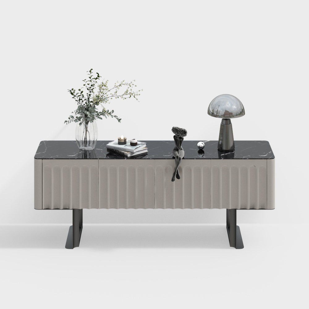 Modern bedroom side cabinet