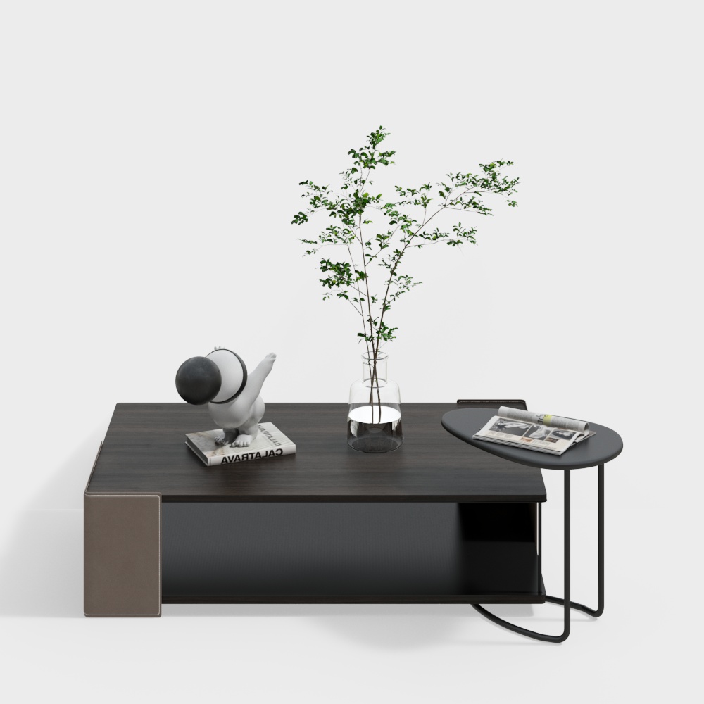 Bàn cà phê dạng dải cho phòng khách hiện đại