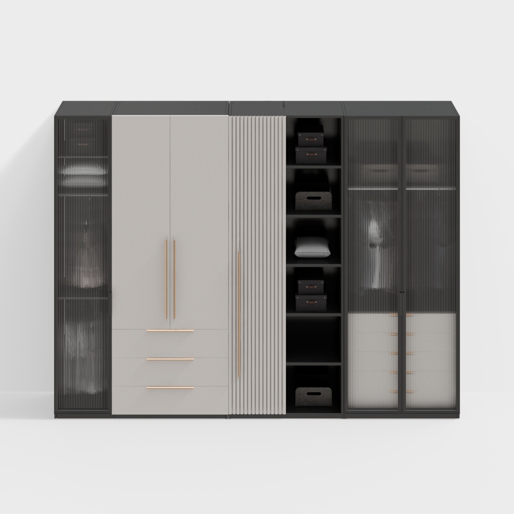 Modern bedroom wardrobe