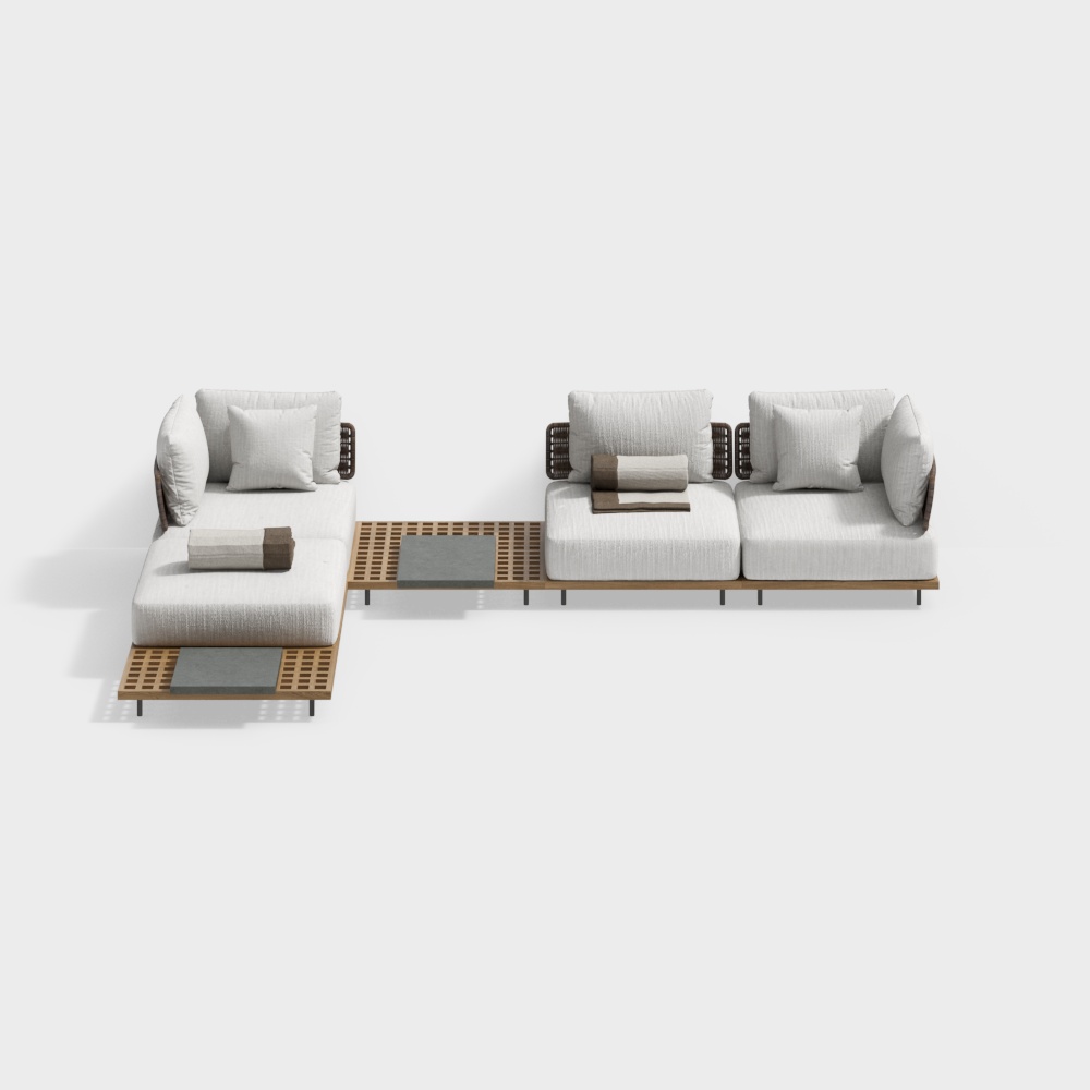 Modern Living Room Multi-Person Sofa Set
