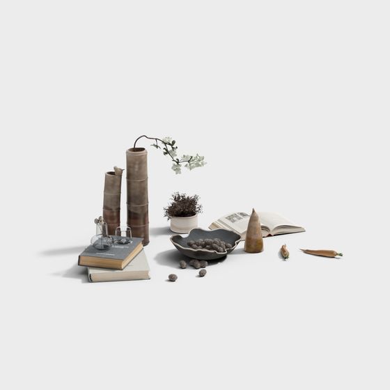 Natural Serenity Desk 3D model