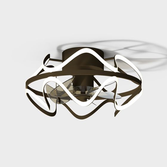 Unique 3D Model Light Fixture for Modern Aesthetics