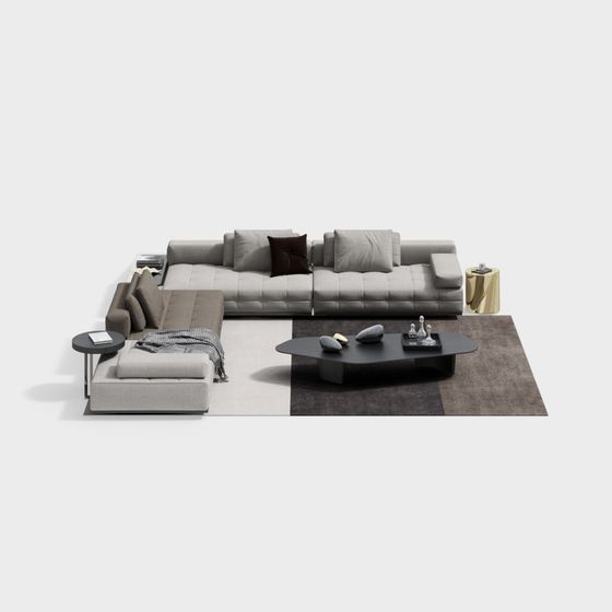 Modern Living Room Multi-Person Sofa Set