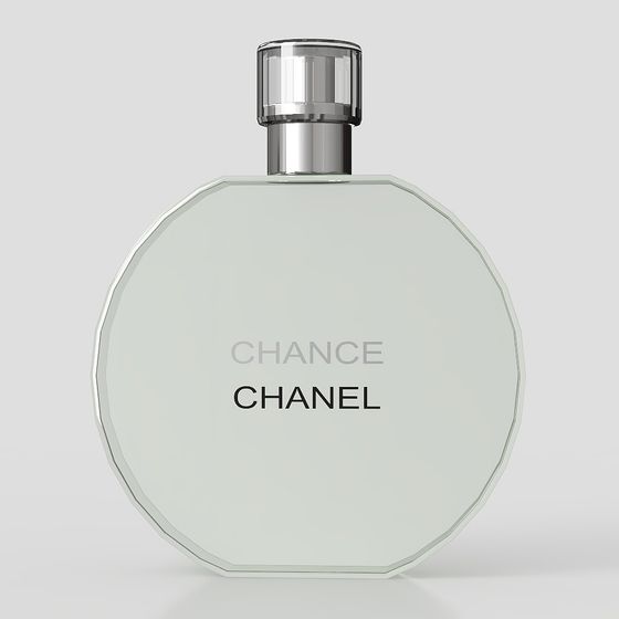 Chanel Chance Perfume Bottle 3D model for Creative Projects