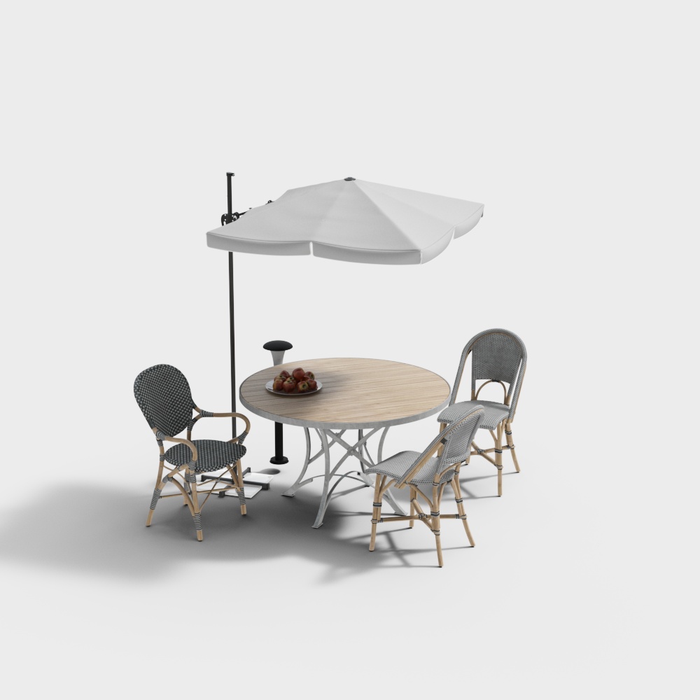 Modern Outdoor Leisure Table and Chairs