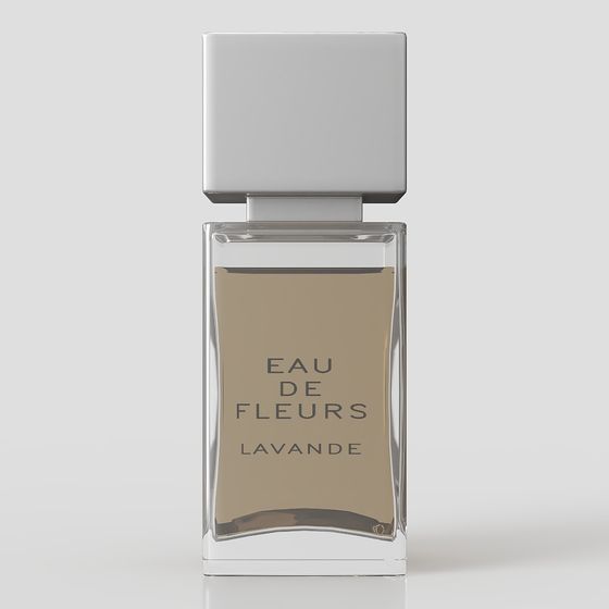 Lavender Perfume Bottle 3D model