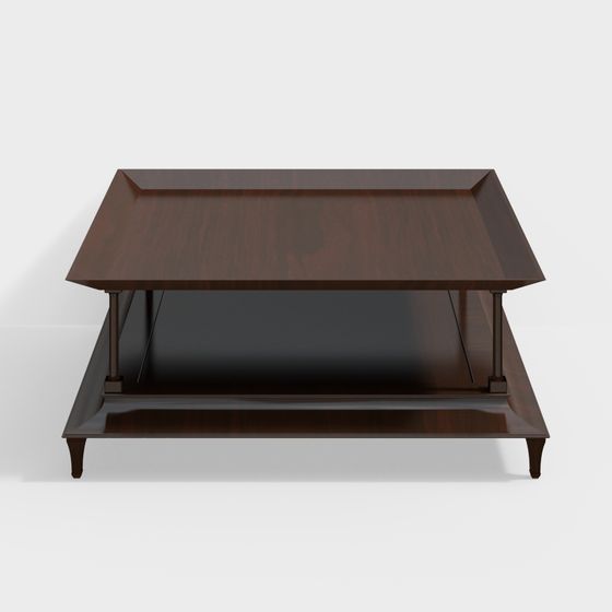 Unique Low Poly Coffee Table 3D model