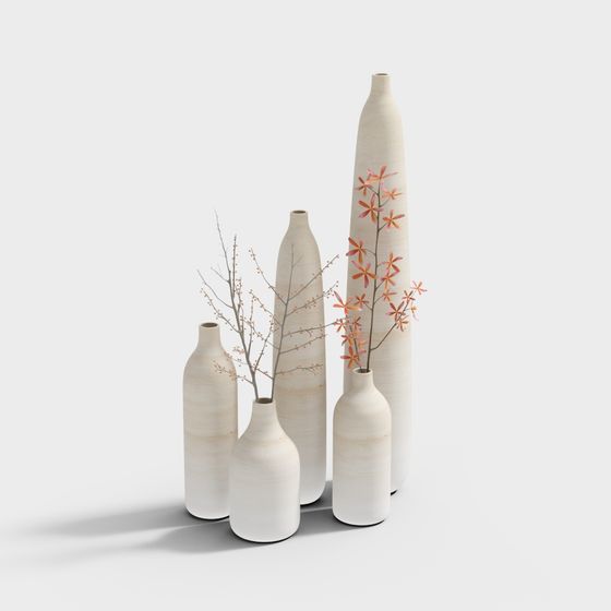 Serenity Vases 3D model