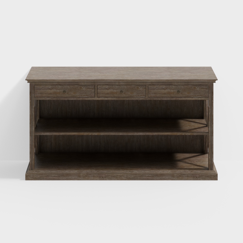 Armoire d'entrée de style américain