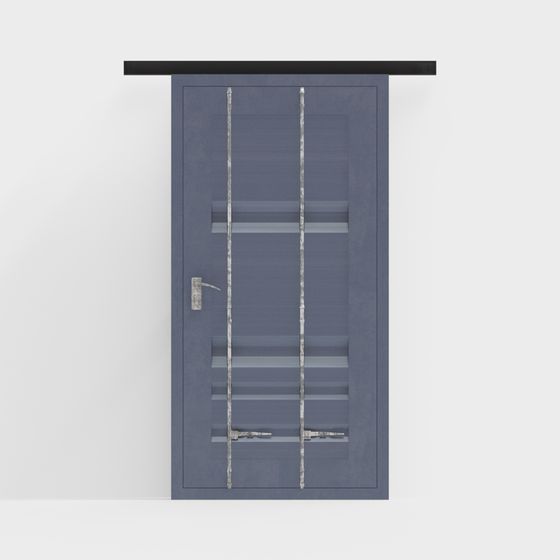 Chic Bamboo Door 3D Model for Creative Projects