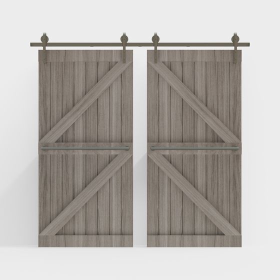 Industrielle Windscheunentür