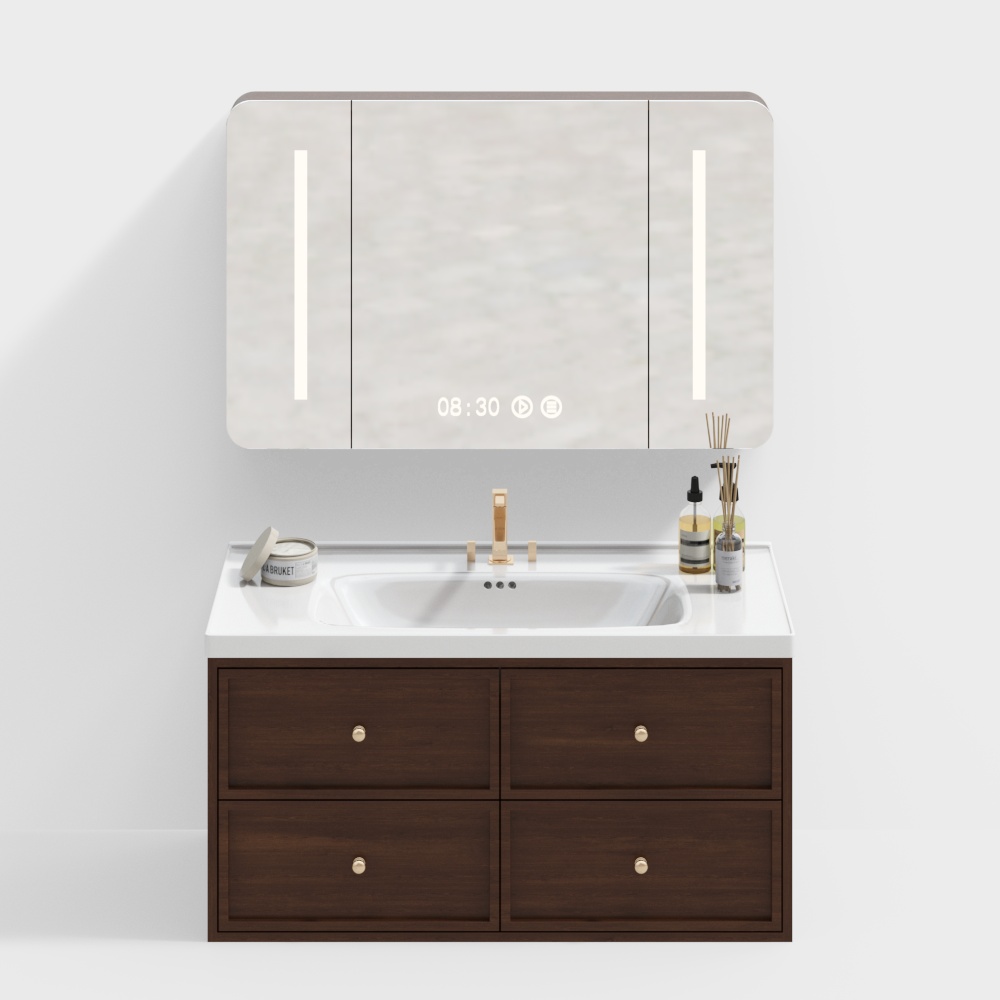 Ancient bathroom cabinet