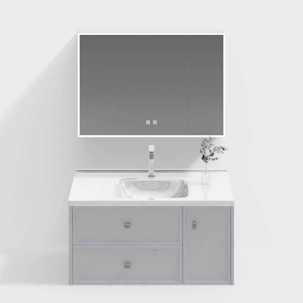 Modern bathroom cabinet