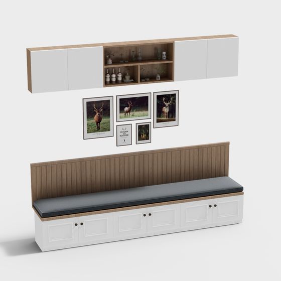 Urban Living Room Corner 3D model