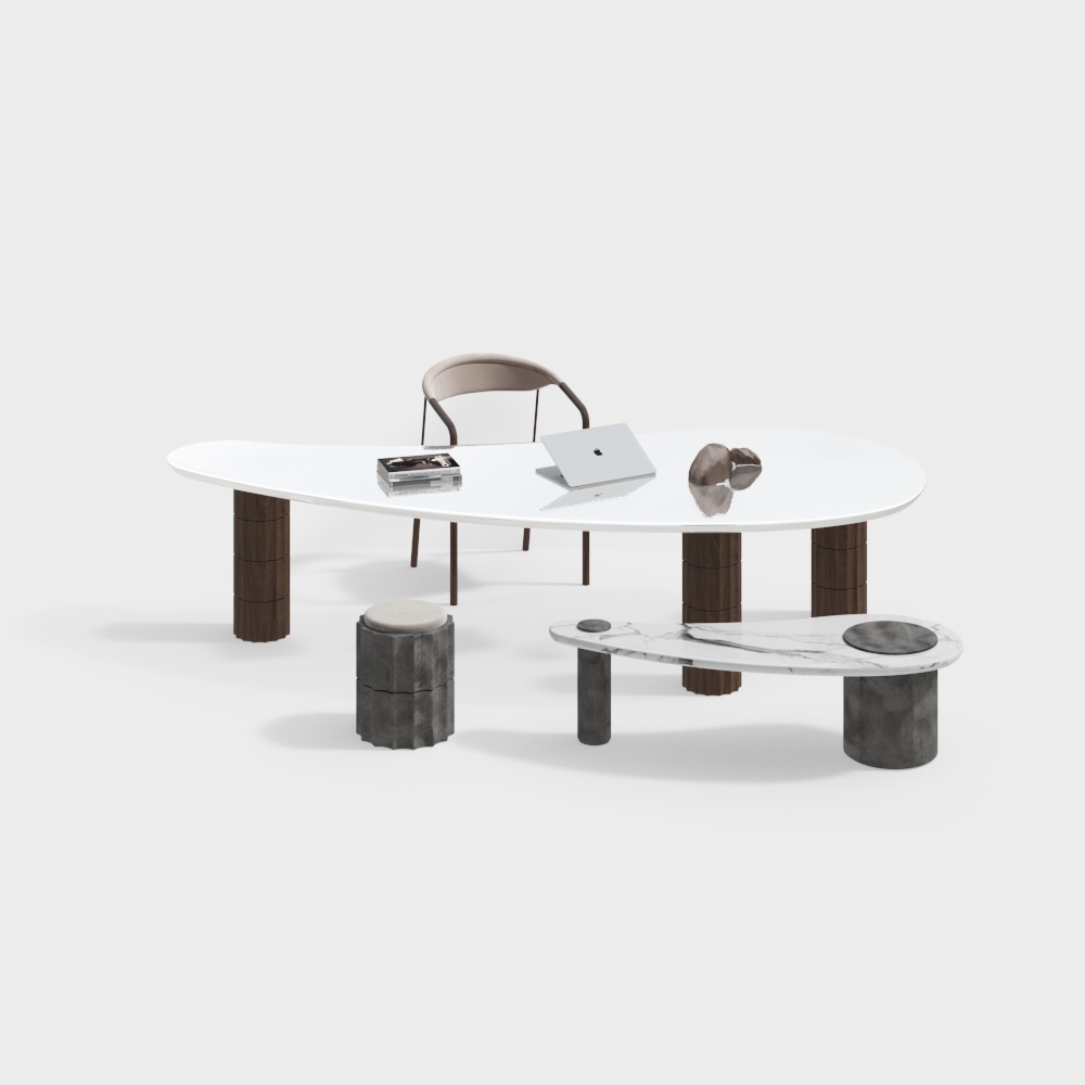 Ensemble étagère et chaise de bureau