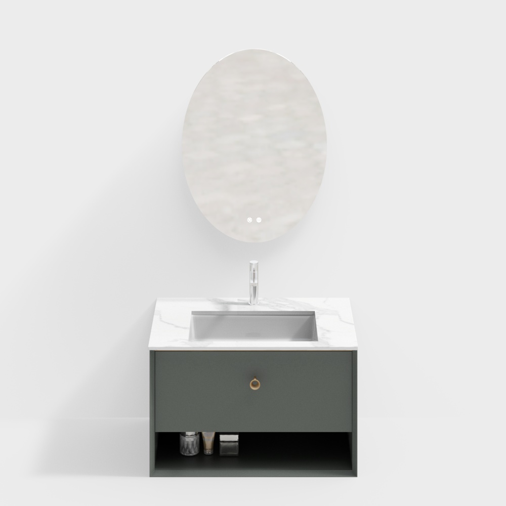 Nordic bathroom cabinet