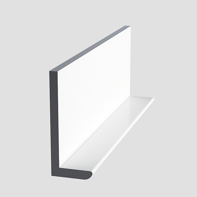 MY-801 Closed Decorative Trim 3D Model in White