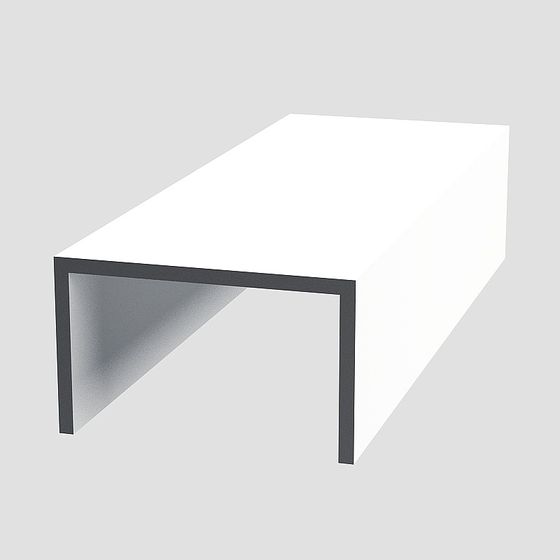 White BQ-111 Decorative Molding 3D Model